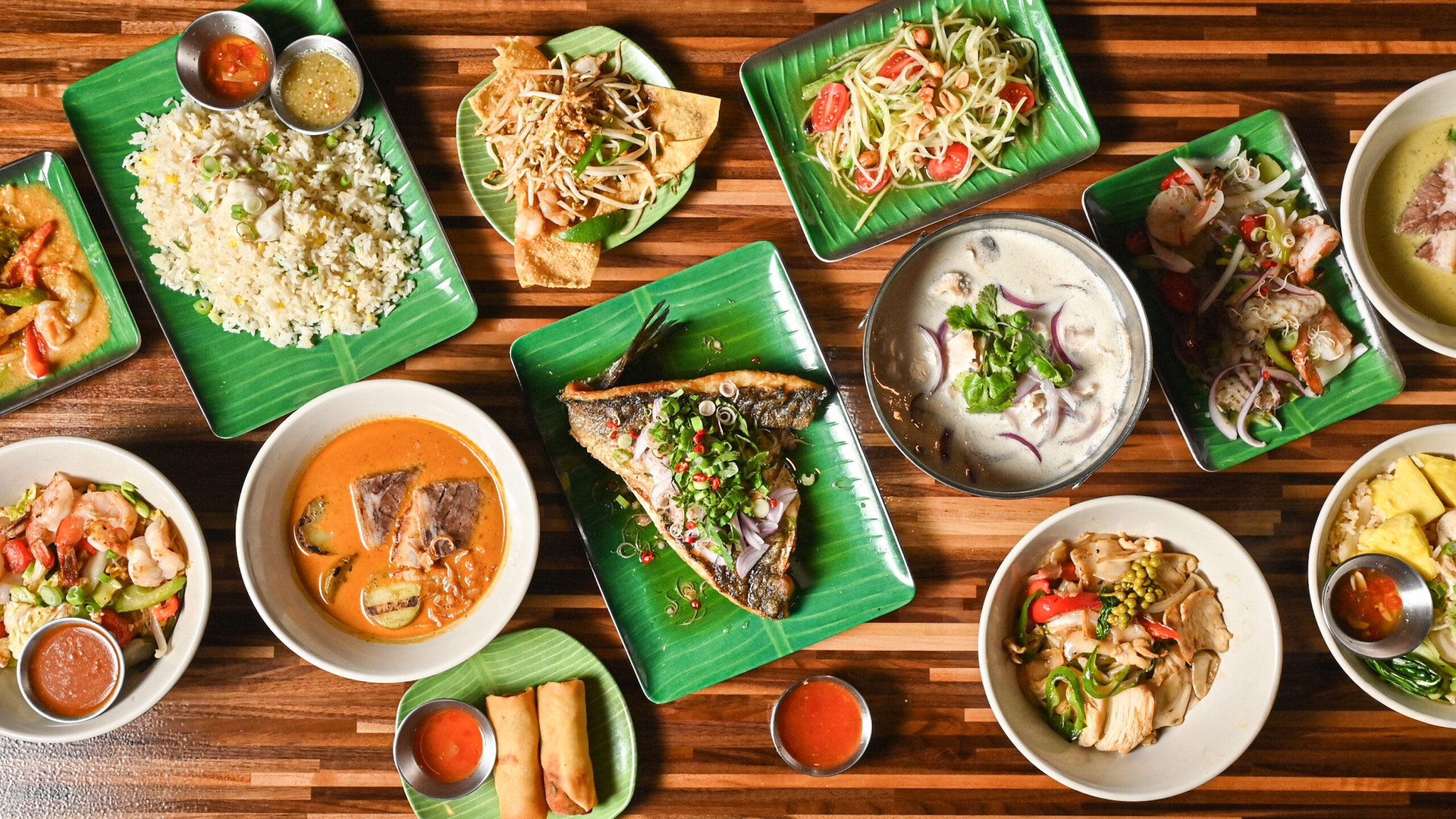 SOI Thai dishes spread