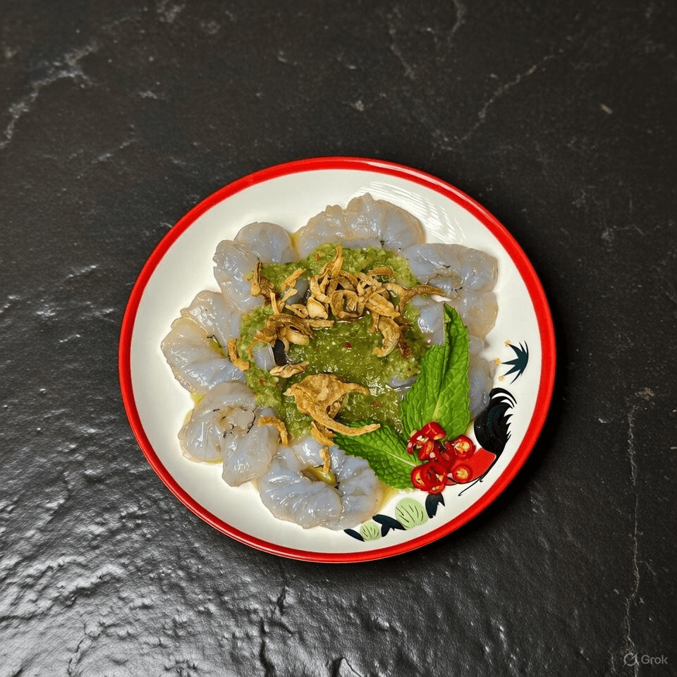 Spicy Marinated Raw Shrimp